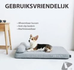 PETKIT® Deep Sleep Bed - Hondenmand - Kattenmand - Memory Foam - Orthopedisch - Maat M -Hondenbenodigdheden Korting 1200x1147 13