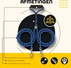 KCMultisupplies Dubbele Hondenriem Voor 2 Honden - Duo Hondenlijn Voor Hond - 120cm - Hondenleiband Riem 10 KCMultisupplies Dubbele Hondenriem Voor 2 Honden - Duo Hondenlijn Voor Hond - 120cm - Hondenleiband Riem -Hondenbenodigdheden Korting 1200x1147 15