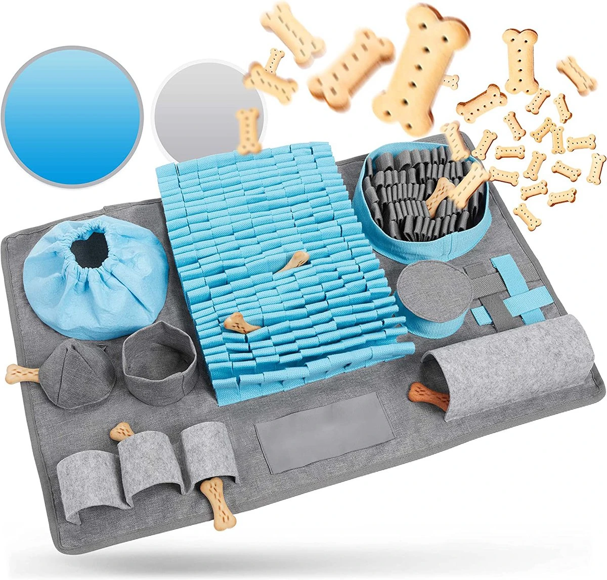 Merkloos SNOOTS - Snuffelmat Hond Met 10 Functies - Agility Voor De Hond - Honden Speelgoed Intelligentie - Speelgoed Hondje Interactief - Denkspel Hond - Slow Feeder 1 Merkloos SNOOTS - Snuffelmat Hond Met 10 Functies - Agility Voor De Hond - Honden Speelgoed Intelligentie - Speelgoed Hondje Interactief - Denkspel Hond - Slow Feeder