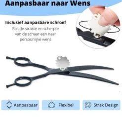 Petsify - Professionele 8-delige Huisdier Knipset - Effileerschaar Hond - Kam Hond - Schaar Hond - Katten Kam - Hondenschaar - Trimschaar Voor Honden - Kapperset - Zwart -Hondenbenodigdheden Korting 1200x1152 3