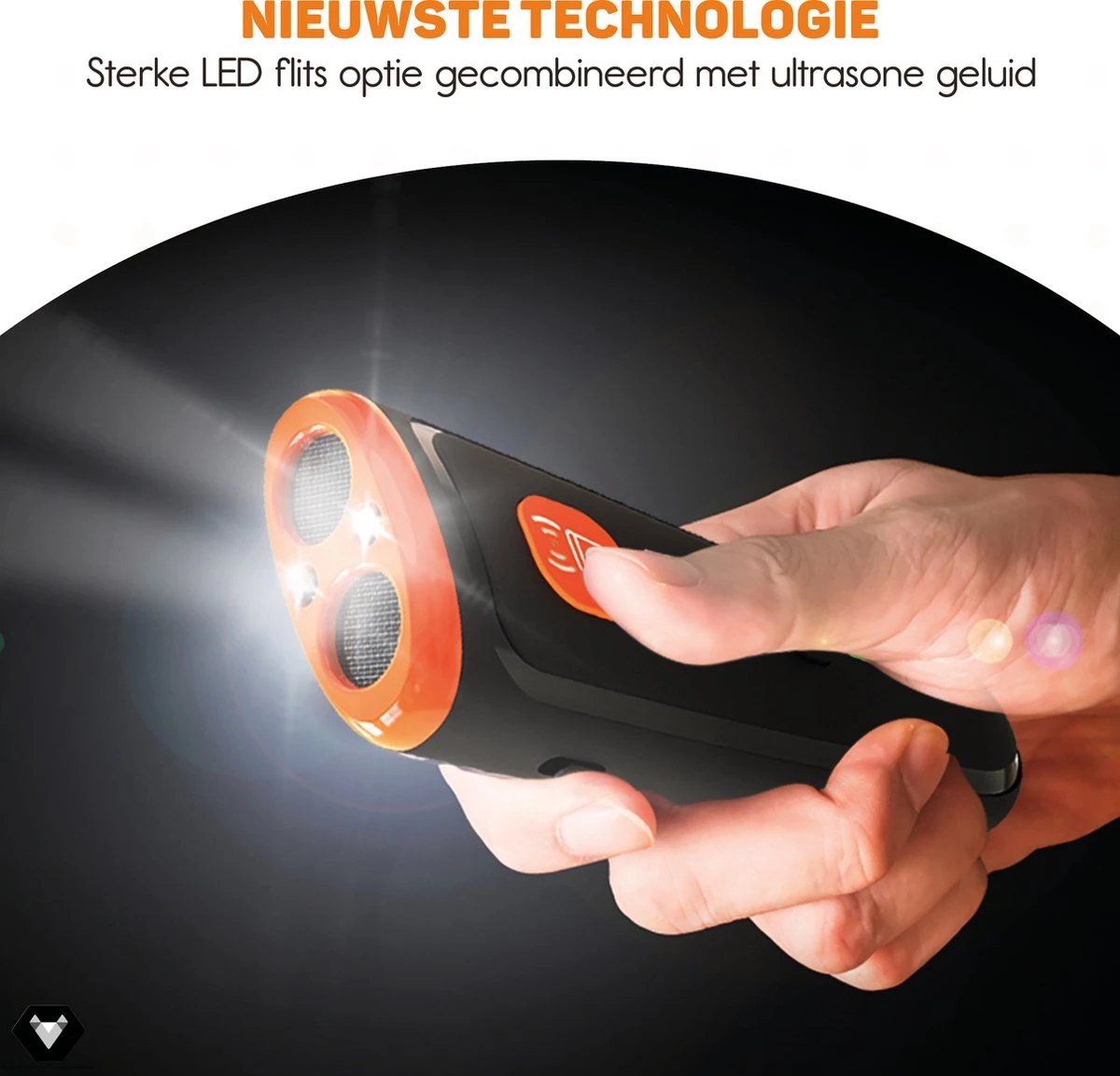 Vulpes Pets® Ultrasone Anti Blaf Apparaat – 3-in-1 Anti Blaf Apparaat Pro - Diervriendelijk & Zonder Schok - Alternatief Anti Blafband - Voor Kleine & Grote Honden - Audio - Flashlight - USB-Oplaadbaar 6 Vulpes Pets® Ultrasone Anti Blaf Apparaat – 3-in-1 Anti Blaf Apparaat Pro - Diervriendelijk & Zonder Schok - Alternatief Anti Blafband - Voor Kleine & Grote Honden - Audio - Flashlight - USB-Oplaadbaar - Afbeelding 6