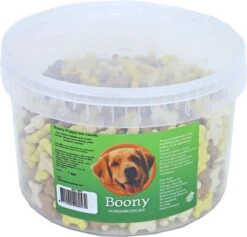 Boony Hondenkoek Puppy Botjes Mix Vanille, Emmer A 1000 Gram -Hondenbenodigdheden Korting 1200x1153