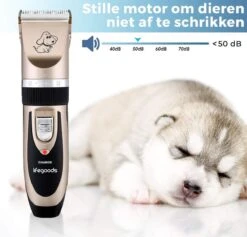 LifeGoods Hondentondeuse - Voor Katten En Honden - Complete Set - 5 Standen - Draadloos - Oplaadbaar - Goud/Zwart 15 LifeGoods Hondentondeuse - Voor Katten En Honden - Complete Set - 5 Standen - Draadloos - Oplaadbaar - Goud/Zwart -Hondenbenodigdheden Korting 1200x1153 6