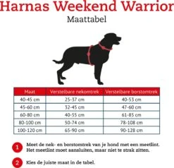 Hurtta Weekend Warrior Harness Zwart Maat - 60-80 -Hondenbenodigdheden Korting 1200x1155 19