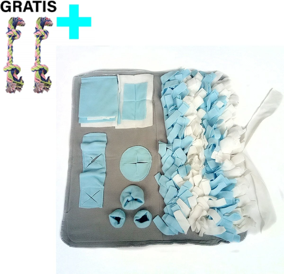 Snuffelmat - Snuffelmat Hond - Denkspelletjes Voor Honden - GRATIS 2 Trektouwen - Snuffelmatten - Snuffelmat Voor Honden 6 Snuffelmat - Snuffelmat Hond - Denkspelletjes Voor Honden - GRATIS 2 Trektouwen - Snuffelmatten - Snuffelmat Voor Honden - Afbeelding 6