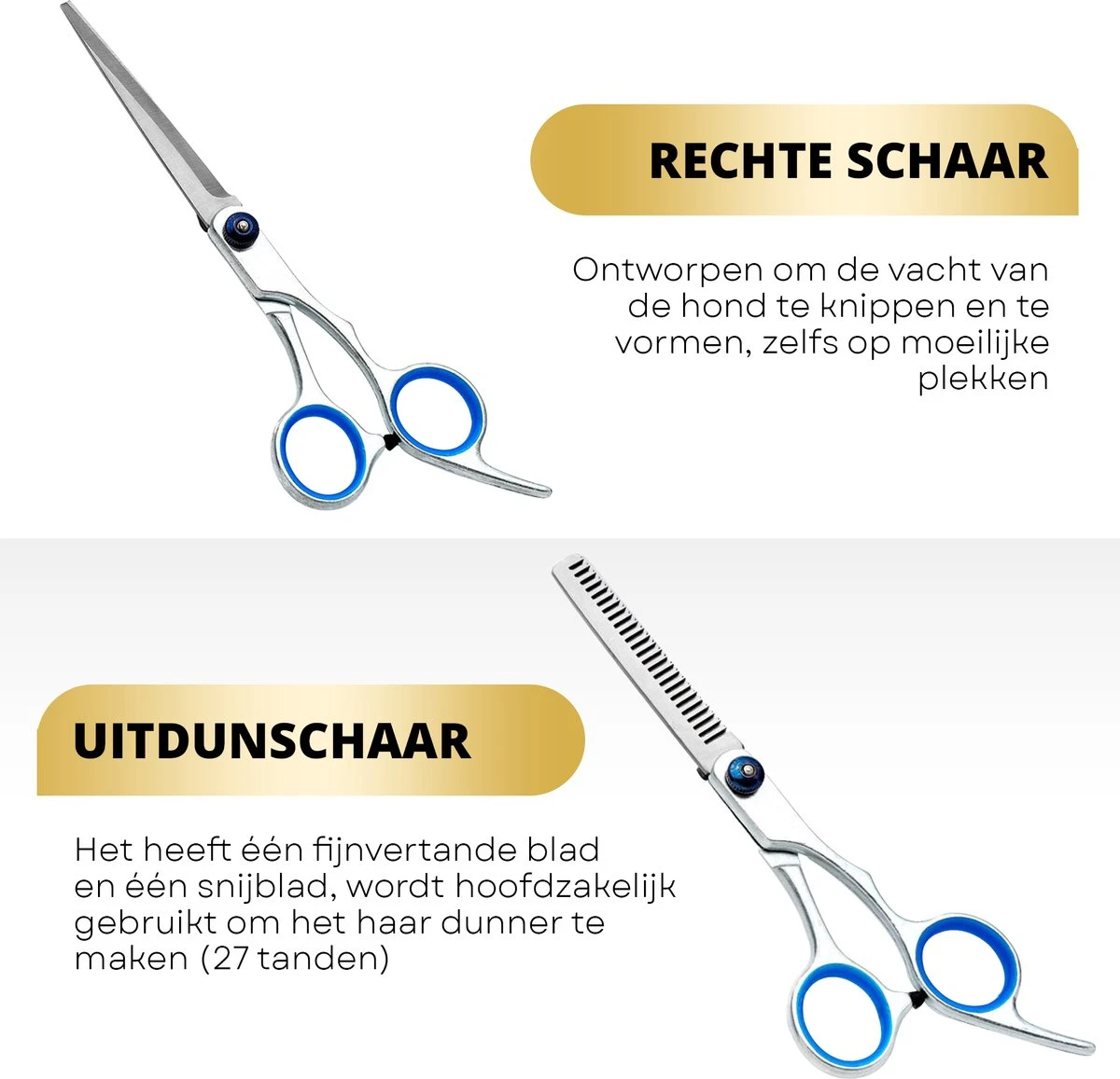 BeautyFit - 16-delig Hondentondeuse Set - Professionele Honden Trimset - Dieren Tondeuse Voor Dikke Vacht - Meest Complete Set - Inclusief 4 Opzetkammen - Hondenschaar - Mist Verstuiver - Handschoen Borstel - Nagelknipper 5 BeautyFit - 16-delig Hondentondeuse Set - Professionele Honden Trimset - Dieren Tondeuse Voor Dikke Vacht - Meest Complete Set - Inclusief 4 Opzetkammen - Hondenschaar - Mist Verstuiver - Handschoen Borstel - Nagelknipper - Afbeelding 5