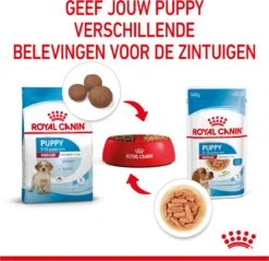 Royal Canin Shn Medium Puppy Pouch - Hondenvoer - 10 X 140 G -Hondenbenodigdheden Korting 1200x1159 17