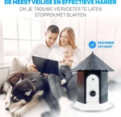 Vulpes Pets® Anti Blaf Apparaat Pro - Anti Blafband Voor Alle Honden - Luxe Hondentrainer - Diervriendelijk & Zonder Schok - Inclusief 9V Batterij - Waterbestendig - Ophangbaar - Instelbare Ultrasone Niveauregeling - 4 Standen -Hondenbenodigdheden Korting 1200x1160 4