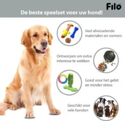 Filo Honden Speelgoed Set 14 Stuks - Hondenspeeltjes Knuffel - Hondenbal - Flostouw - Bot - Frisbee - Hondentouw - Hondenspeelgoed Intelligentie - Kauwspeelgoed Hond En Puppy - Bijtspeelgoed Hondenknuffel - Hondenspeeltje Met Piep -Hondenbenodigdheden Korting 1200x1160 7