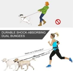 BOTC Looplijn Hond Met Heupriem Voor Hardlopen - Hondenriem - Zwart -Hondenbenodigdheden Korting 1200x1161 21