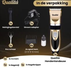 Merkloos Professionele Honden Tondeuse Set - Tondeuse Voor Huisdier Honden En Katten - Hondentrimmer - Hondentondeuse 16 Merkloos Professionele Honden Tondeuse Set - Tondeuse Voor Huisdier Honden En Katten - Hondentrimmer - Hondentondeuse -Hondenbenodigdheden Korting 1200x1163 1