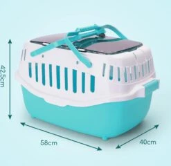 Nobleza 41WSI - Reisbench - Reismand - Transportbox - 58 X 40 X 42.5 Cm - Blauw -Hondenbenodigdheden Korting 1200x1164 12