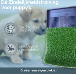 Merkloos Gtrise Hondentoilet Met 2 Matten - Out/Indoor - Zindelijkheidstraining Ebook - Dieren Wc -Hondenbenodigdheden Korting 1200x1164 7