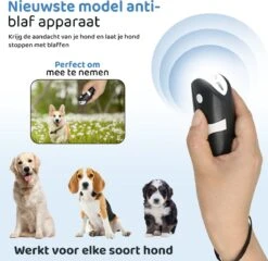 Diervriendelijke Ultrasone Anti- Blaf Apparaat 2023 + Batterijen - Extra Snel Van Blaffen Af - Anti Blafband – Honden Training Blaffen – Hondentrainer -Hondenbenodigdheden Korting 1200x1165 9