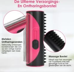 Frenkies HuisdierPlezier Hondenborstel - Borstels - Hondenborstel - Hondenkam - Roze -Hondenbenodigdheden Korting 1200x1167 1