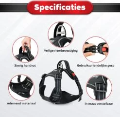 Purrr Fect Hondentuigje - Anti-Trek Tuig - Hondenharnas - Y Tuig Hond - Waterproof - Reflecterend - Verstelbaar - Maat L 12 Purrr Fect Hondentuigje - Anti-Trek Tuig - Hondenharnas - Y Tuig Hond - Waterproof - Reflecterend - Verstelbaar - Maat L -Hondenbenodigdheden Korting 1200x1167 30