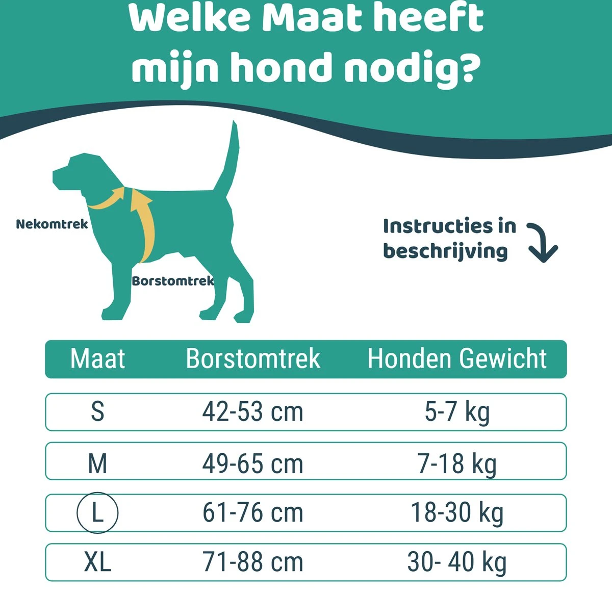 Mmoods Hondentuigje Grijs - Anti-Trek Tuig - Hondenharnas Voor Grote Honden- Reflecterende Halsband Hond - Hondenhalsband Maat L 5 Mmoods Hondentuigje Grijs - Anti-Trek Tuig - Hondenharnas Voor Grote Honden- Reflecterende Halsband Hond - Hondenhalsband Maat L - Afbeelding 5