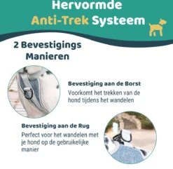 Mmoods Hondentuigje Grijs - Anti-Trek Tuig - Hondenharnas Voor Extra Grote Honden - Reflecterende Halsband Hond - Hondenhalsband Maat XL -Hondenbenodigdheden Korting 1200x1169 11