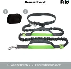 Filo Elastische Hondenriem Groot - Hardlopen En Wandelen - Hardloopriem Hond Handsfree Met Heuptasje - Looplijn Met Heupriem - Canicross Gordel Honden - Riemen - Heupgordel - Leiband 16 Filo Elastische Hondenriem Groot - Hardlopen En Wandelen - Hardloopriem Hond Handsfree Met Heuptasje - Looplijn Met Heupriem - Canicross Gordel Honden - Riemen - Heupgordel - Leiband -Hondenbenodigdheden Korting 1200x1170 15