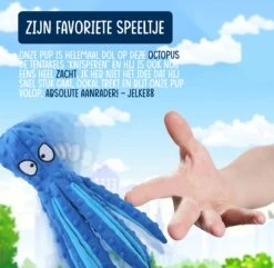 VEDIC® - Octopus Blauw Honden Knuffel - Piepspeelgoed - Geen Vulling - 32CM -Hondenbenodigdheden Korting 1200x1170 17