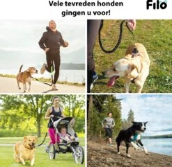 Filo Elastische Hondenriem Middel - Hardlopen En Wandelen - Hardloopriem Hond Handsfree Met Heuptasje - Looplijn Met Heupriem - Canicross Gordel Honden - Riemen - Heupgordel - Leiband -Hondenbenodigdheden Korting 1200x1171 14
