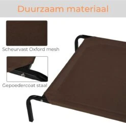 Hondenbed - Hondenstretcher - Honden Ligbed - Inclusief 2 Overtrekhoezen - XL - 110x68cm - Grijs En Koffie -Hondenbenodigdheden Korting 1200x1172 13
