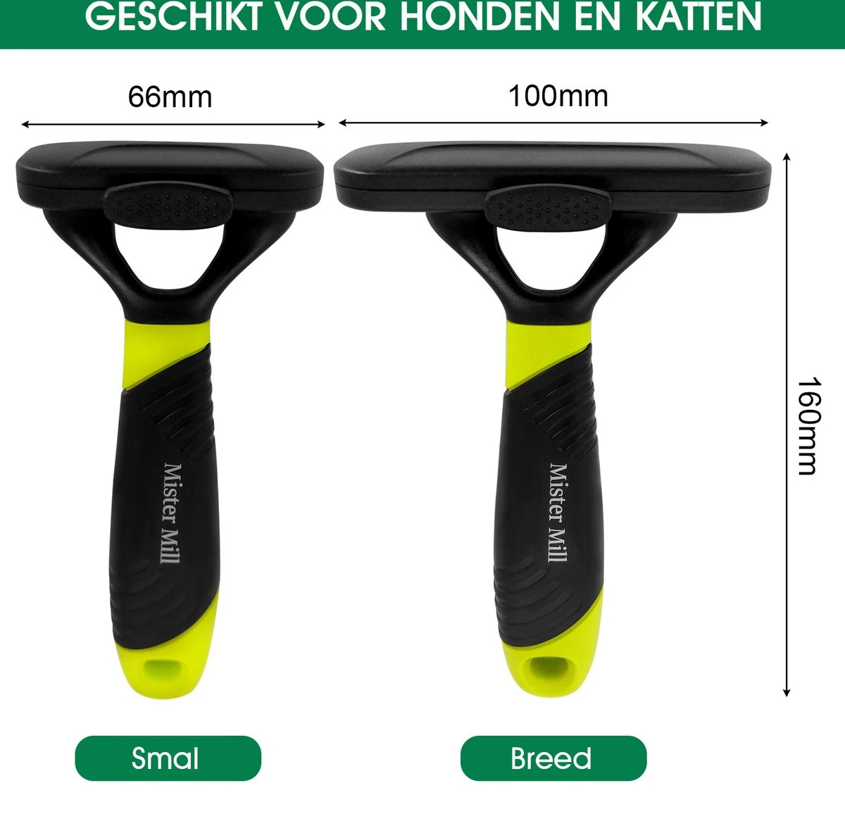 Mister Mill Trimhark - Hondenkam Kattenkam - Dierenkam 6,6 CM 4 Mister Mill Trimhark - Hondenkam Kattenkam - Dierenkam 6,6 CM - Afbeelding 4