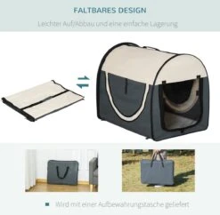 PawHut Hondenbox Inklapbare Hondentransportbox Dier 2 Kleuren 5 Maten 1O-T46O-R3DG-2 15 PawHut Hondenbox Inklapbare Hondentransportbox Dier 2 Kleuren 5 Maten 1O-T46O-R3DG-2 -Hondenbenodigdheden Korting 1200x1174 26