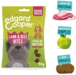 Merkloos Edgard & Cooper Lam & Rund Bites - Voor Honden - Hondensnack - 50g -Hondenbenodigdheden Korting 1200x1176 2