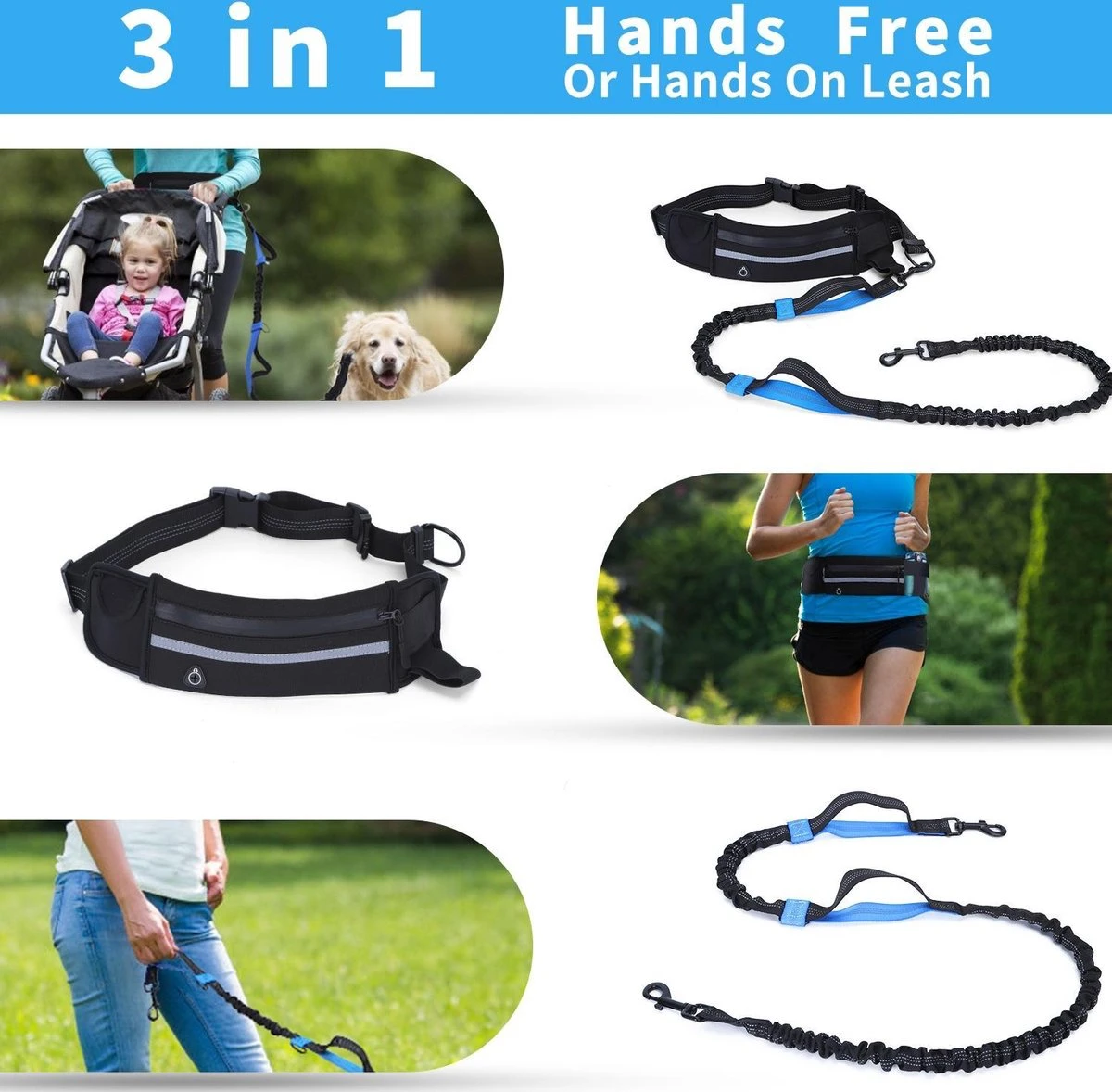 Nobleza Jogging Heupgordel Met Hondenriem 42UOY - Looplijn Met Heupriem Voor Honden 10 Nobleza Jogging Heupgordel Met Hondenriem 42UOY - Looplijn Met Heupriem Voor Honden - Afbeelding 10