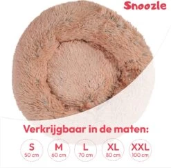 Snoozle Donut Hondenmand - Zacht En Luxe Hondenkussen - Wasbaar - Fluffy - Hondenmanden - 100cm - XXL - Dark Coffee -Hondenbenodigdheden Korting 1200x1178 9