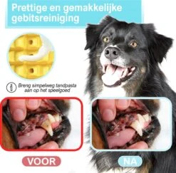 Merkloos Corn Dog Toothbrush - Honden Speelgoed - Hondenspeelgoed - Honden Tandenborstel - Gezond Dieet - Hondenspeeltje - Honden Speelgoed Intelligentie -Hondenbenodigdheden Korting 1200x1179 12