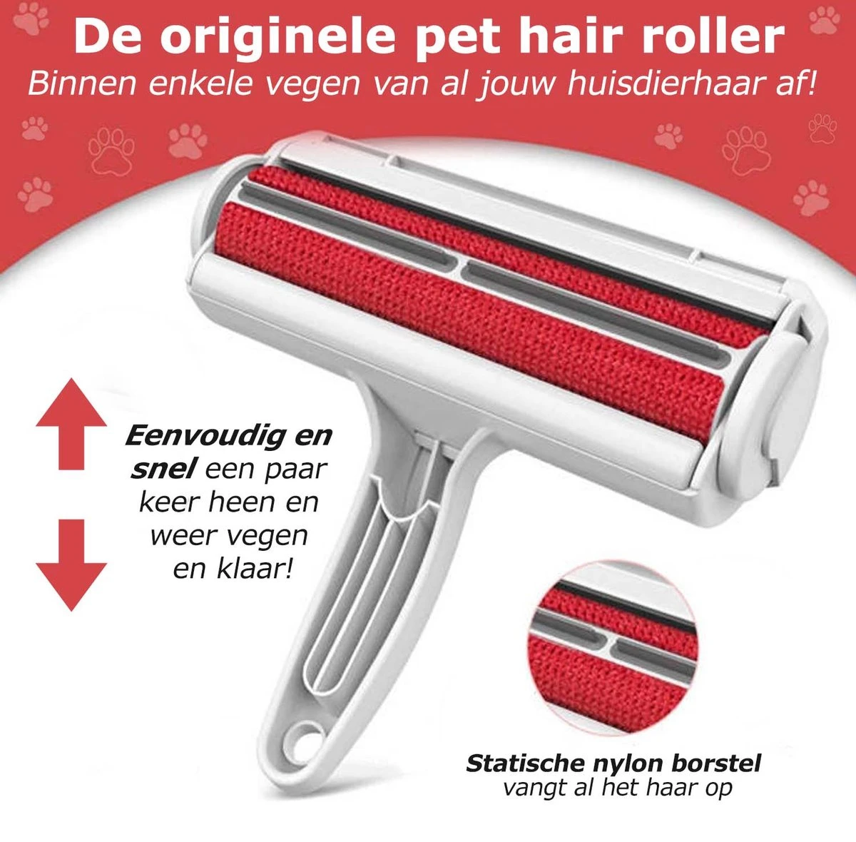 PluizenBOEF® Huisdierhaar Verwijderaar - Haarverwijderaar Voor Huisdieren - Hondenhaar - Kattenhaar - Pluizenborstel 2 PluizenBOEF® Huisdierhaar Verwijderaar - Haarverwijderaar Voor Huisdieren - Hondenhaar - Kattenhaar - Pluizenborstel - Afbeelding 2