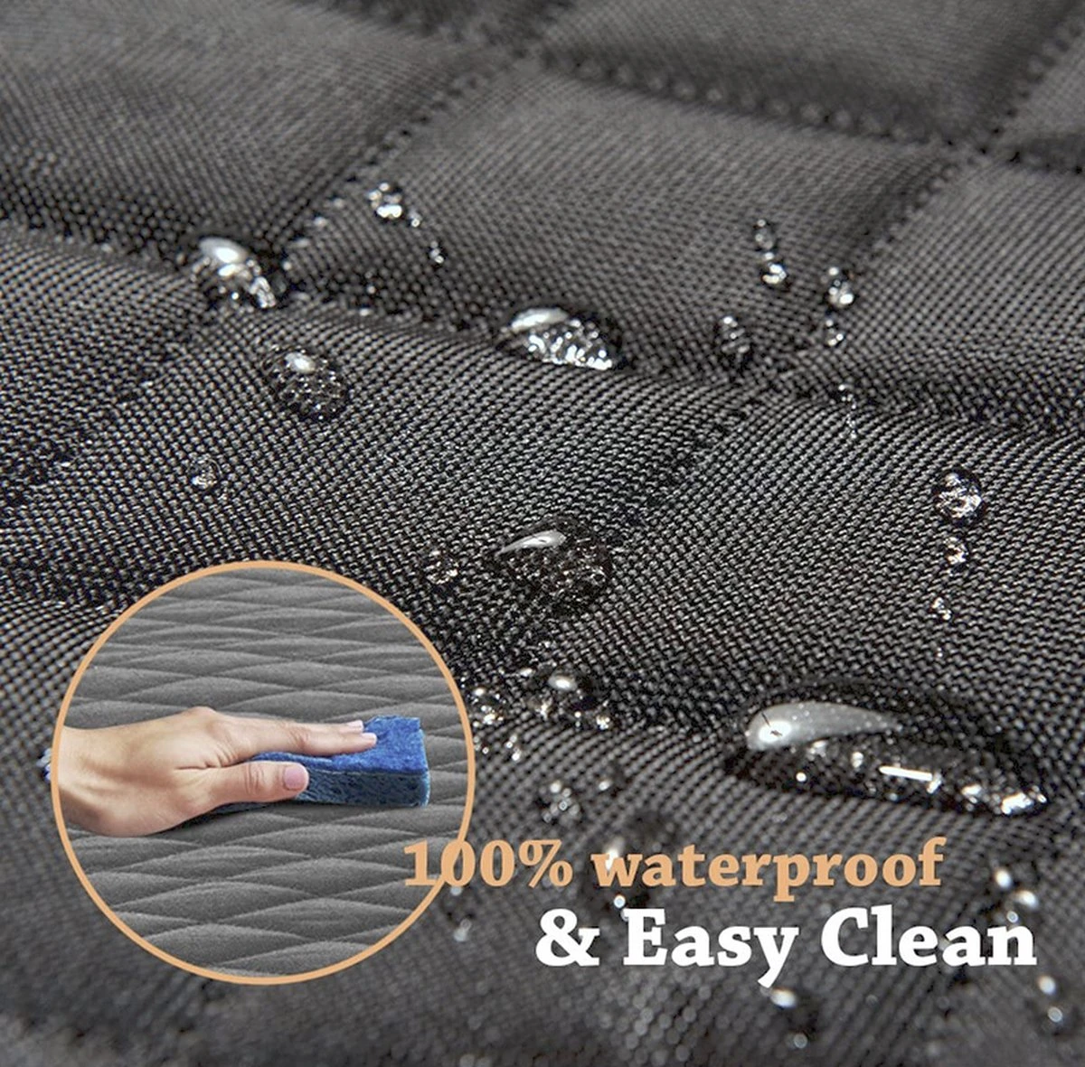 Handyworld - Hondenzit - Stijlvolle Bench Auto - Hond - Handig - Draagbaar - Zwart 3 Handyworld - Hondenzit - Stijlvolle Bench Auto - Hond - Handig - Draagbaar - Zwart - Afbeelding 3