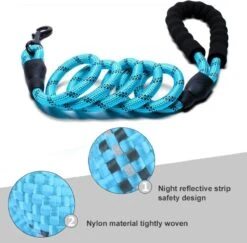 Merkloos Hondenriem - Reflecterende Hondenriem - Rood -Hondenbenodigdheden Korting 1200x1181 9