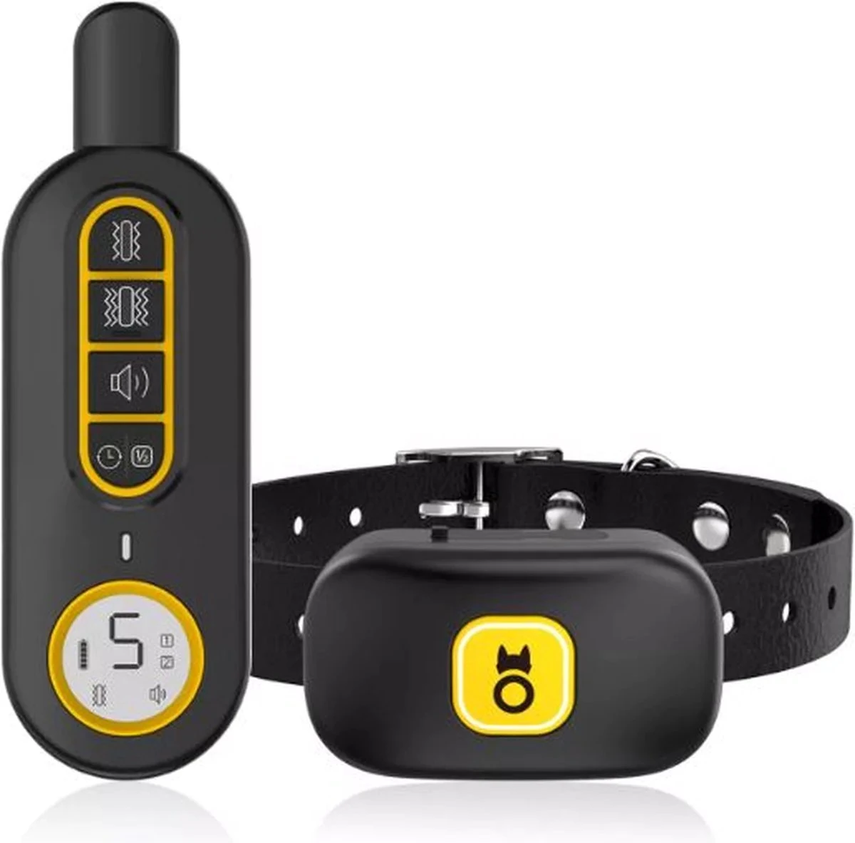 Anti Blafband EN Trainingshalsband In 1 - UNIEK Systeem - 500m Bereik - Trainingsband Opvoedband Waterdicht - Anti Blaf Apparaat - Teletac - Oplaadbaar - Volautomatisch - Grote & Kleine Hond 1 Anti Blafband EN Trainingshalsband In 1 - UNIEK Systeem - 500m Bereik - Trainingsband Opvoedband Waterdicht - Anti Blaf Apparaat - Teletac - Oplaadbaar - Volautomatisch - Grote & Kleine Hond