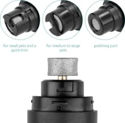 Navaris Elektrische Nagelvijl Voor Huisdieren - Met Diamanten Vijlkop - Voor Honden, Katten En Konijnen - Ook Voor Vogelsnavels - Draadloos -Hondenbenodigdheden Korting 1200x1184 5