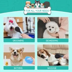 Nobleza 3 Delige Hondenborstel Set – Hondenkam - Kattenkam - Borstels – Dierverzorging - Dierenverzorging - Blauw -Hondenbenodigdheden Korting 1200x1186 7