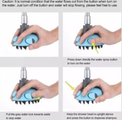 WVspecials Huisdieren Douche - Douche Voor Honden - Honden Douche - Inclusief Slang - Inclusief Drie Kraanadapters - Geschikt Voor Binnen En Buiten - Hondendouche - Hondenbad - Hondenborstel - Hondenkam - Hondenwassen - Hondenzwembad - Tuinslang -Hondenbenodigdheden Korting 1200x1187 12