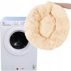Springos Hondenmand | Superzacht En Luxe | Wasbaar | Donut | Fluffy | Hondenkussen |40 CM | Ecru -Hondenbenodigdheden Korting 1200x1190 19