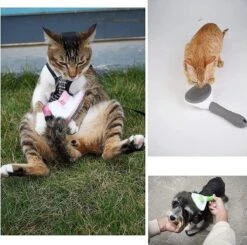 Igoods Kattenborstel - Kattenhaar Verwijderaar - Ontpluizer - Grijs -Hondenbenodigdheden Korting 1200x1191 4