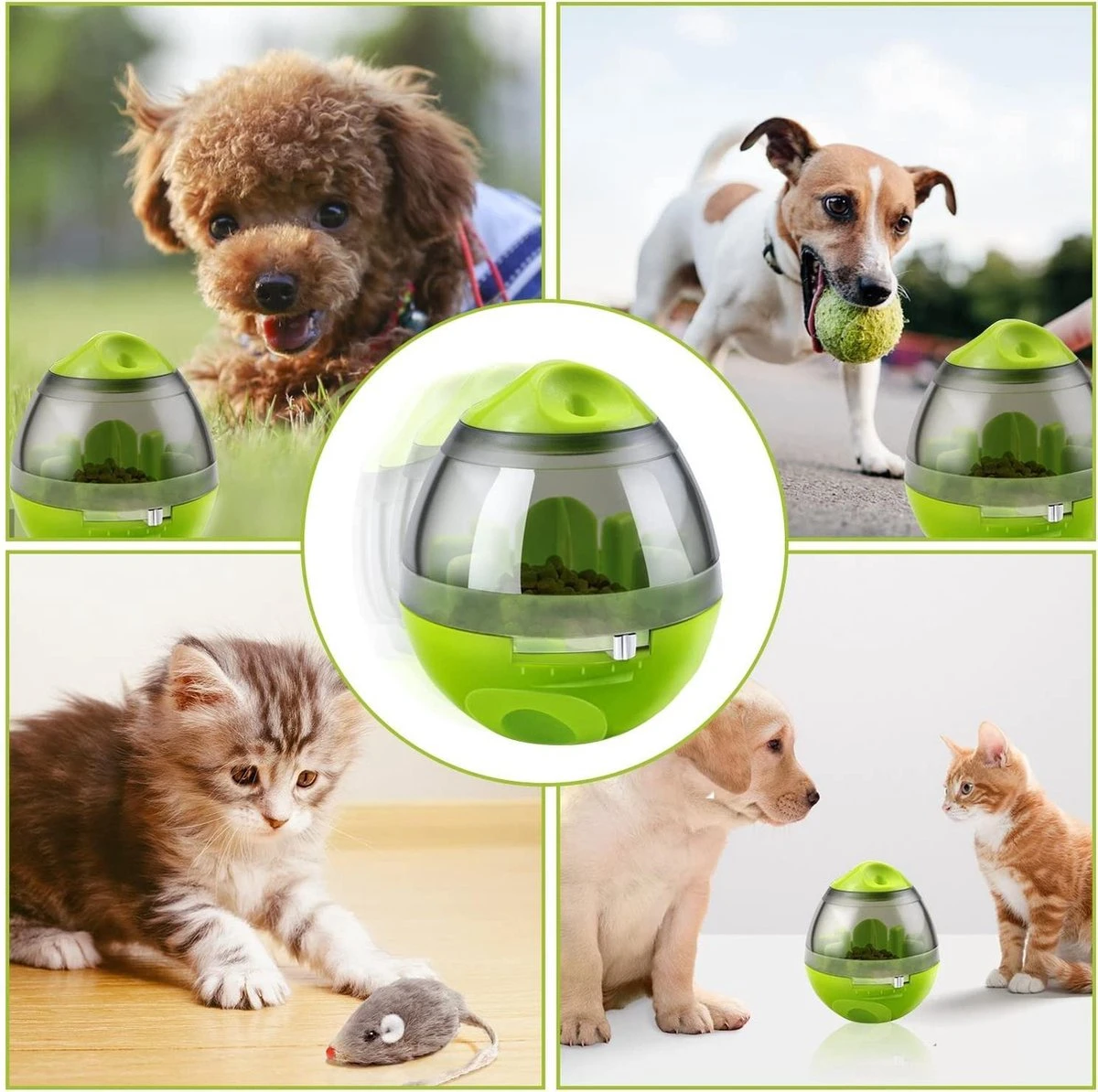 Mister Mill Speelbal - Honden Speelgoed Intelligentie - Voerbal - Snackbal Hond Kat – Interactieve Hond Kat - Voer EI 5 Mister Mill Speelbal - Honden Speelgoed Intelligentie - Voerbal - Snackbal Hond Kat – Interactieve Hond Kat - Voer EI - Afbeelding 5