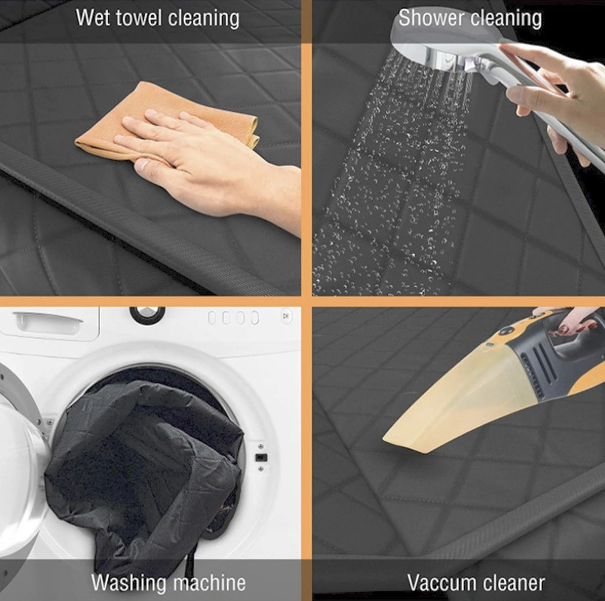 Handyworld - Hondenzit - Stijlvolle Bench Auto - Hond - Handig - Draagbaar - Zwart 2 Handyworld - Hondenzit - Stijlvolle Bench Auto - Hond - Handig - Draagbaar - Zwart - Afbeelding 2