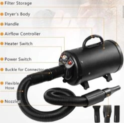 Merkloos Edward&DeVries Professionele Hondenföhn Met 4 Opzetstukken – Waterblazer Voor Honden – Stil Design – Krachtig + Extra Filter - Zwart 14 Merkloos Edward&DeVries Professionele Hondenföhn Met 4 Opzetstukken – Waterblazer Voor Honden – Stil Design – Krachtig + Extra Filter - Zwart -Hondenbenodigdheden Korting 1200x1195 3