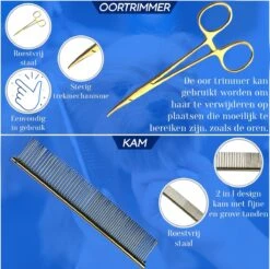 Scharenset Hond - 8-Delige Scharenset - Hondenschaar - Trimset - Trimschaar Voor Honden - Huisdier Knipset - Effileerschaar Hond - Goud -Hondenbenodigdheden Korting 1200x1196 7