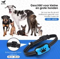 PetFriends Anti Blafband Zonder Schok - Gratis Hondenfluit - USB Oplaadbaar - Anti Blaf Apparaat - Opvoedingshalsband - Voor Grote En Kleine Honden -Hondenbenodigdheden Korting 1200x1197 15