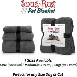 Snug-Rug Huisdier Deken Voor Honden En Katten – Small Slate Grey Kattendeken Hondendeken – Vetbed Hond Bench Bank Fleece Kat Dierendeken Kattendekentjes Kattendekentje Dierenmat Hondenmat Plaid Kattendekens Kattenplaid -Hondenbenodigdheden Korting 1200x1198 29