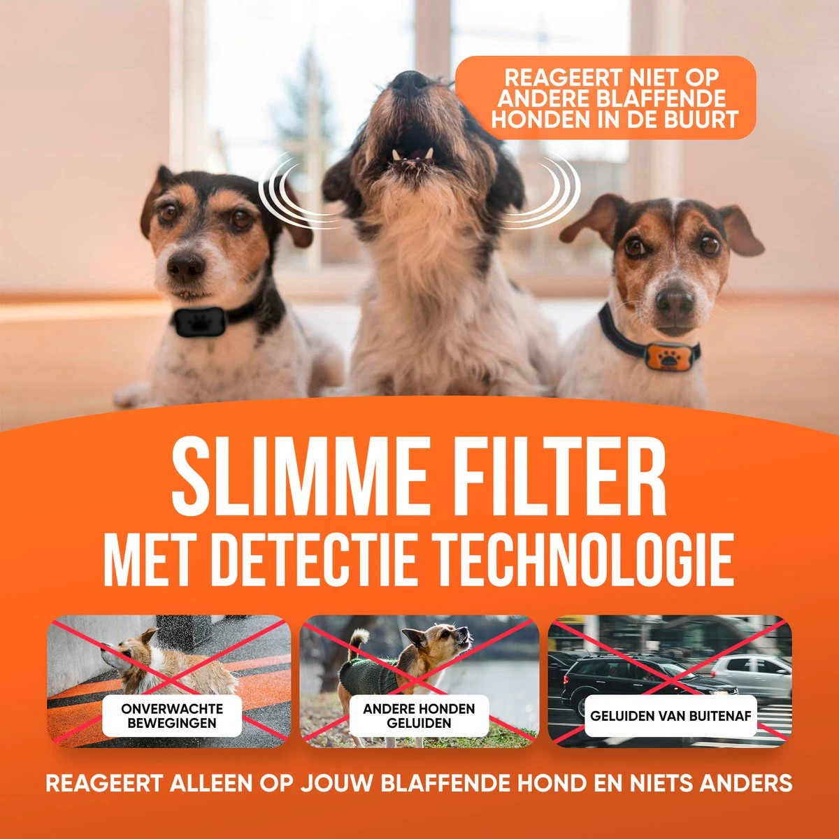 Strex Anti Blafband Voor Honden - 3-60KG - Oplaadbaar - Zonder Schok - Vibratie En Audio - Diervriendelijk - Anti Blaf Band - Anti Blaf Apparaat - Opvoedingshalsband Alle Honden 6 Strex Anti Blafband Voor Honden - 3-60KG - Oplaadbaar - Zonder Schok - Vibratie En Audio - Diervriendelijk - Anti Blaf Band - Anti Blaf Apparaat - Opvoedingshalsband Alle Honden - Afbeelding 6