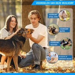 Sharon B Muilkorf Hond - Zwart - XL - Comfortabel - Snuitomtrek 34 Tot 37 Cm - Voor Grote Honden -Hondenbenodigdheden Korting 1200x1200 1088