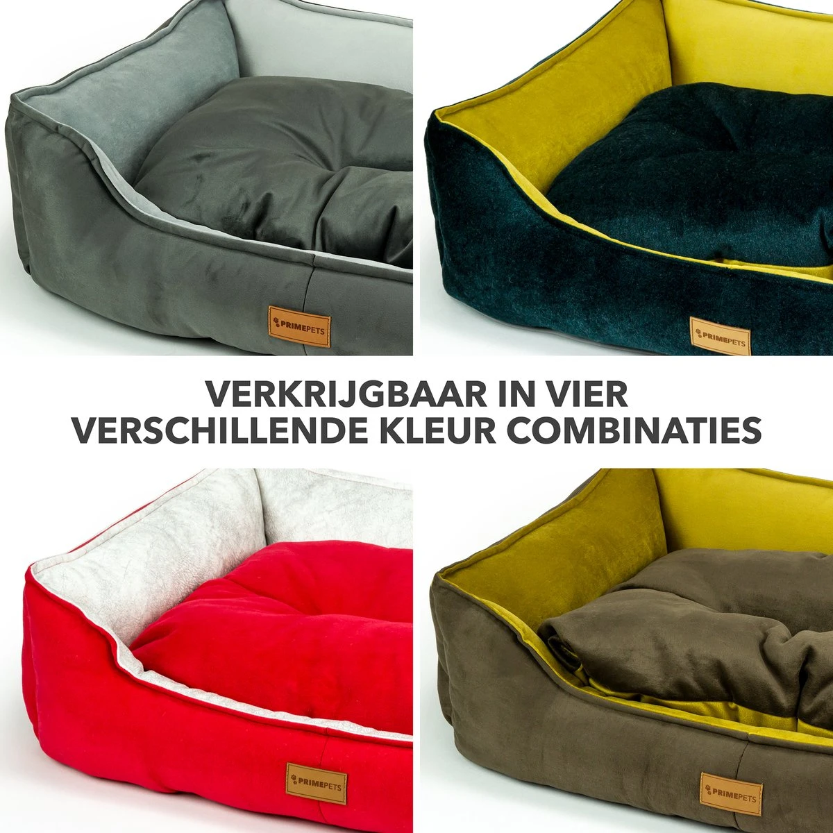 Primeplus Grote Hondenmand XL - Grijs - 100x80x20 CM - Orthopedische Hondenmanden - Hondenkussen 3 Primeplus Grote Hondenmand XL - Grijs - 100x80x20 CM - Orthopedische Hondenmanden - Hondenkussen - Afbeelding 3